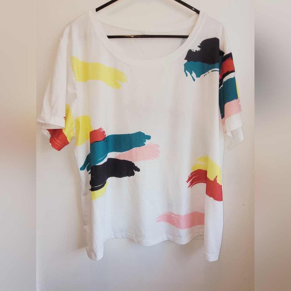 Paint pattern T-shirt